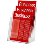 Esselte Brochure Holder 3 Tier Desk Mount