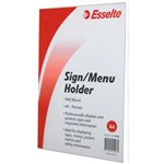 Esselte Menu Sign Holder A4 Wall Mount Portrait 