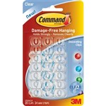 COMMAND CLEAR DECORATOR CLIP Pack of 20 
