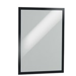 DURABLE DURAFRAME SIGN HOLDER Black A3 Adhesive Back Pack of 2