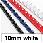 Rexel Binding Combs White 10mm 65 Sheet Capacity Pk100