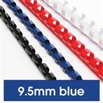 Rexel Binding Combs Blue 95mm 65 Sheet Capacity Pk100