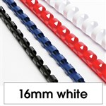 Rexel Binding Combs White 16mm 150 Sheet Capacity Bx100