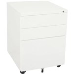 Rapid Go Steel Mobile Pedestal 2 Drawer 1 File  White