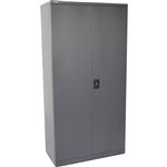 Go Swing Door Stationery Cupboard  1830 x910 x450mm  Graphite