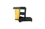 Cleanlink Janitors Trollet 3 Tier  Black 