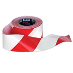 BARRICADE SAFETY TAPE 100m x 75mm RedWhite 