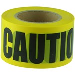 BARRICADE TAPE Black On Yellow 75mm x 100m