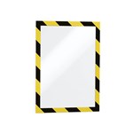 DURABLE DURAFRAME SECURITY A4 YellowBlack  Pack of 2 