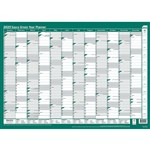 2026 Sasco Green Year Wall Planner  500mm x 700mm 