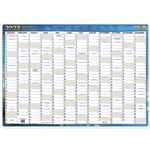 2026 Writeraze Year Planner Framed 500x700mm Blue