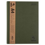 2025 Cumberland Earthcare Diary Day To A Page  Spiral Bound  A4 Green