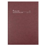 2026 Collins Appointment Diary 140  Day To Page 15 Minute A4 Burgundy 