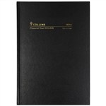 25  26 Collins Financial Year Diary A4 Day To Page Black