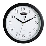 Carven Wall Clock 300mm Round Black