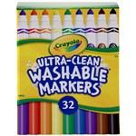 Crayola Classic Washable Broadline Markers  Box Of 32 Assorted Colours
