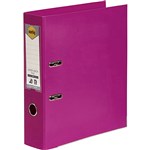 Marbig PE Linen Lever Arch A4 Pink 