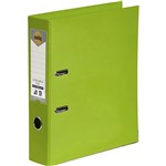 Marbig PE Linen Lever Arch A4 Lime 