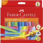 FaberCastell Junior Twist Crayons Assorted Pack of 12 