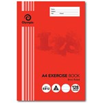 OLYMPIC EXERCISE BOOKS A4  128 Page 8mm Ruled E812 