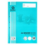 Olympic Binder Book A4  8mm Ruled  128pg 