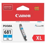 CANON INK CARTRIDGE CLI681XLC High Yield Cyan  