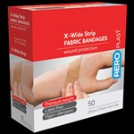 Fabric Strips Extra Wide Box Of 50  25mm x 75mm
