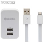 Moki Lightning Cable  Wall  2m Apple Lisenced 