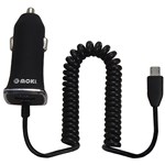 Moki Fixed MicroUSB Charger Black 