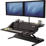 Fellowes Lotus DX Sit Stand Workstation  Black