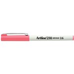 Artline 210 Fineliner Pen 06mm Pink Bx12