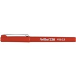 Artline 220 Super Fine Pen  02mm Dark Red Box Of 12