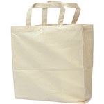 Zart Calico Bag With Handles 35x45cm Beige Pk10
