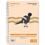 Bibbulmun Spiral Notebook A5  200 Pages Side Bound 7mm Ruled  