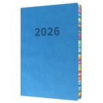 2026 Collins Edge Rainbow Diary A5 Day To Page Blue