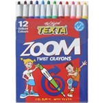 Texta Zoom Twist Crayons Assorted Wallet Of 12