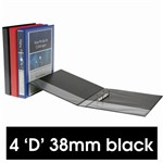 Marbig Enviro Insert Binders A4 38mm 4D Black