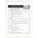 Marbig A4 Twin Menu Cover Pk10