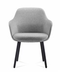 Apsen Lounge Tub Chair  Light Grey 