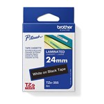 Brother Ptouch Tape WhiteBlack 24mm