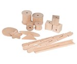 Natural Construct  Play Jar 300 Pieces
