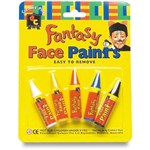 Ec Face Paint Crayons Pkt 5 Assorted Cols Pk5