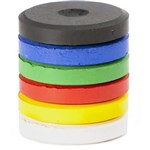 Ec Temperablock Paint Disks 16W Set Refill 6 Assorted Colours