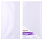 Quill Metallique DL Envelopes 120gsm Moonstone Pk10