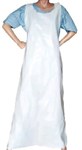 Apron White Plastic Single Use Individually Wrapped 71cm x 132cm Bx100