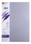 Quill Metallique Paper A4 120gsm Silver Shadow Pk25