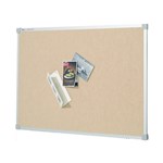 Penrite Fabric Pinboard Aluminium Frame 900x600mm Bondi Beige