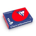 Trophee Brights Tinted Copy Paper A3 160gsm Coral Red Rm250 1005