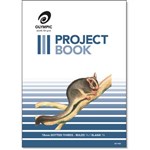 Olympic 525 Project Books 24Page 18mm Ruled Dotted 3RdS Each