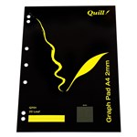 A4 Graph Pad 2mm Squares 25 Leaf